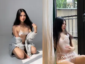 Cùng ngắm nhìn body em thanh nhàn khoe thân